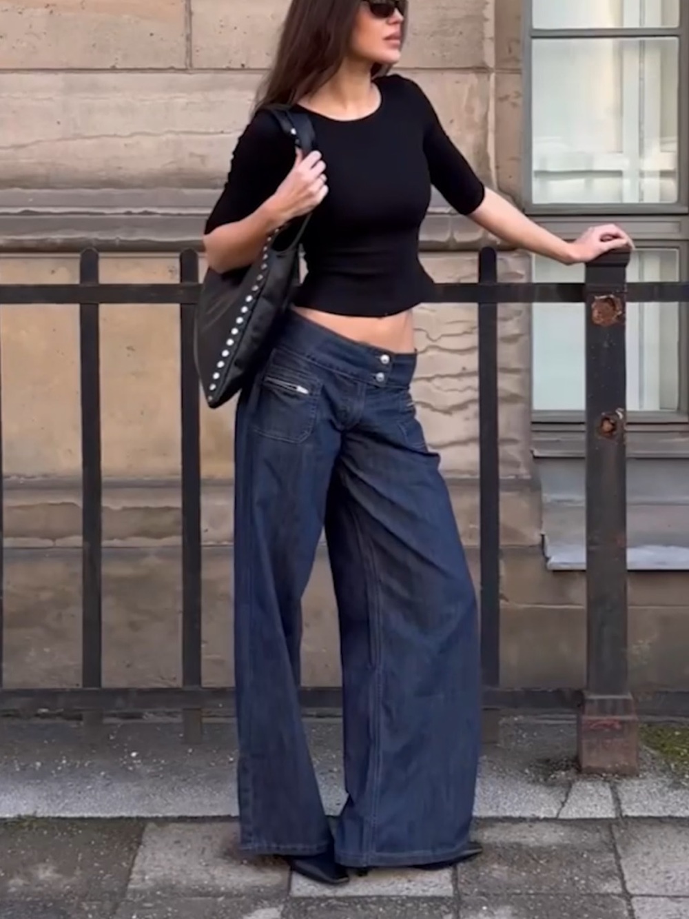 PRINCESS POLLY Unwritten Mid Rise Wide Leg Jeans - Picture 2 of 10